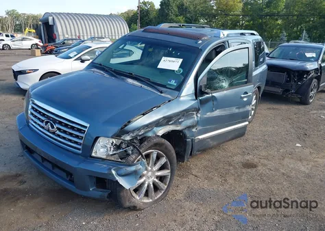 2008 Infiniti Qx56 from USA, damaged, VIN 5N3AA08C98N907251